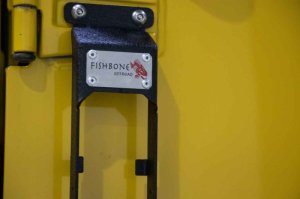 Jeep Wrangler Unlimited Side Step - Fishbone Offroad - Door Mounted, Spiked - Black - `07-`18